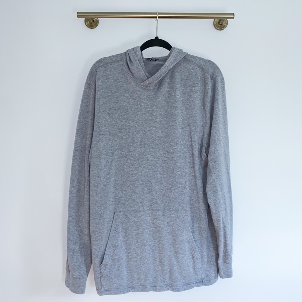 Saks Fifth Oversized Heather Grey Hoodie